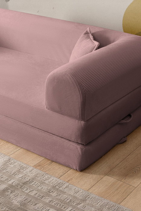 Atelier Del Sofa Legom Eco - Sofá-cama de 3 plazas Rosa